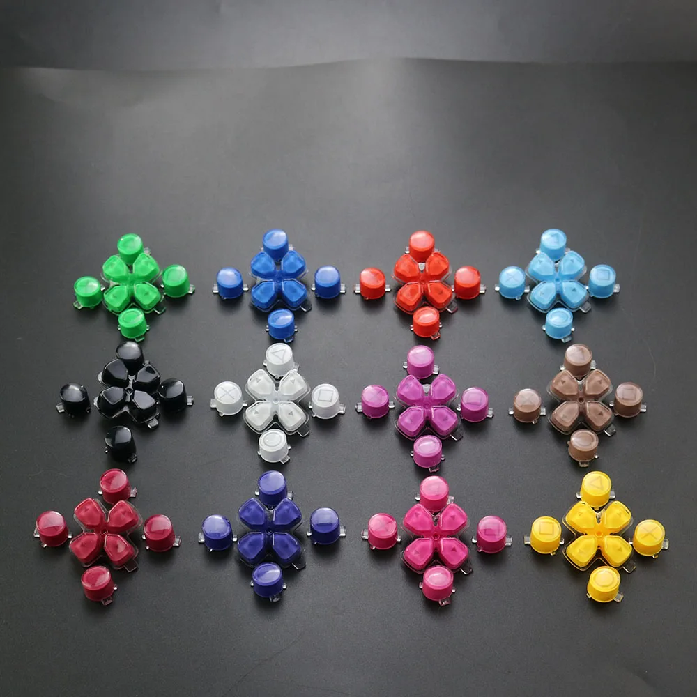 JCD For PS5 BDM-010 020 030 V1.0 2.0 3.0Controller Gamepad D-Pad A B X Y Cross Crystal Button Replacement Direction Function Key