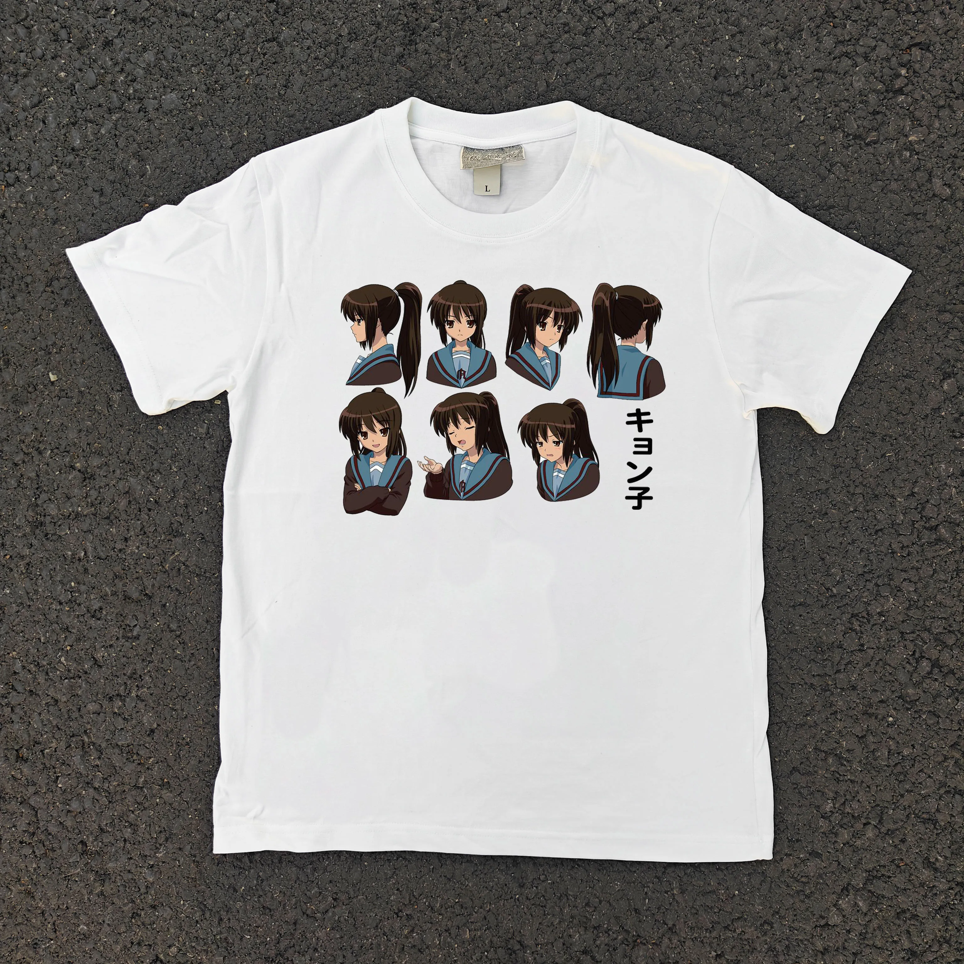 

Y2k Harajuku Anime Pattern Top Short-sleeved High Street Style Top T-shirt High-quality Rest Sports Top Men's women's T-shirt