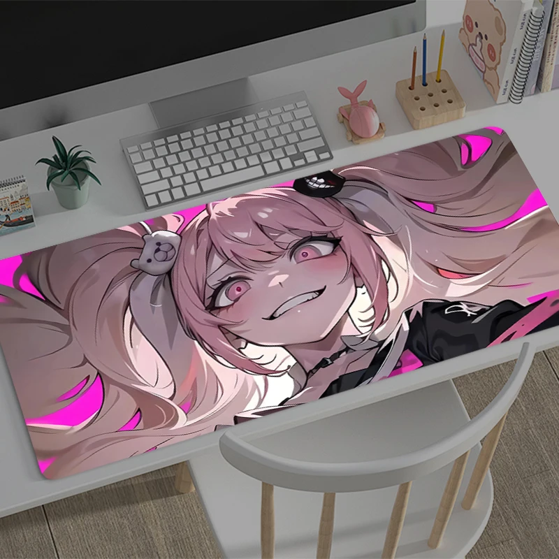 

Mouse Pad Large D-danganronpa Junko Enoshima Gamer Keyboard Mat Pads Gaming Desk Protector Mousepad Deskmat PC HD Anime Mousepad