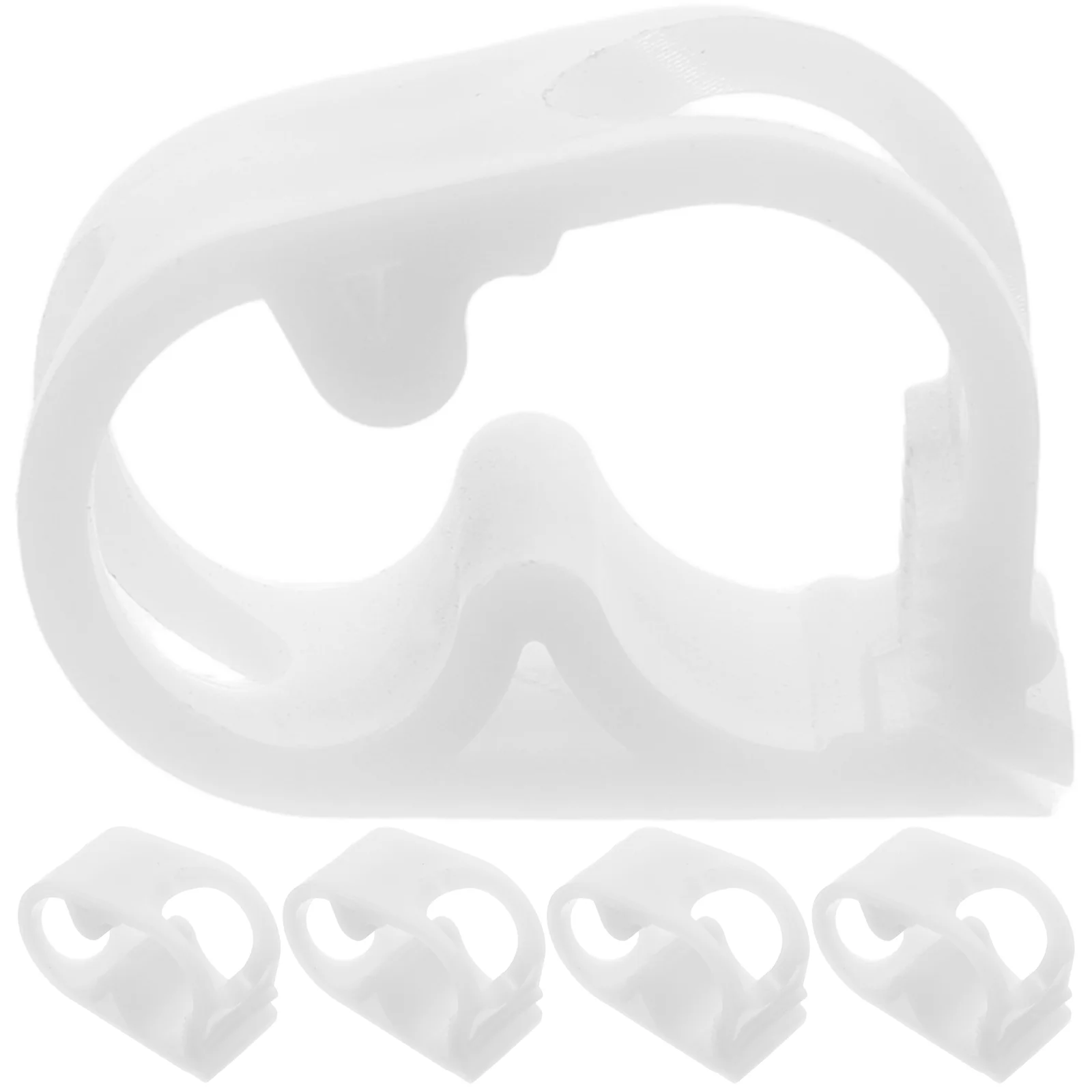 5 Pcs Hose Conduit Flow Controller Tube Clip Clips Adjustable Water Clamp See Clamps