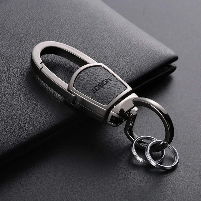 

JOBON Fashion Car Keychain Men Simple Metal Key Ring Key Keychains Zinc Alloy Keychain Keychain Charms ZB-130