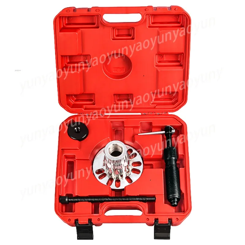 4-Piece Axle Hub Removal Tool Set, Hydraulic Driveshaft Puller, and Tire Changing Tool Set