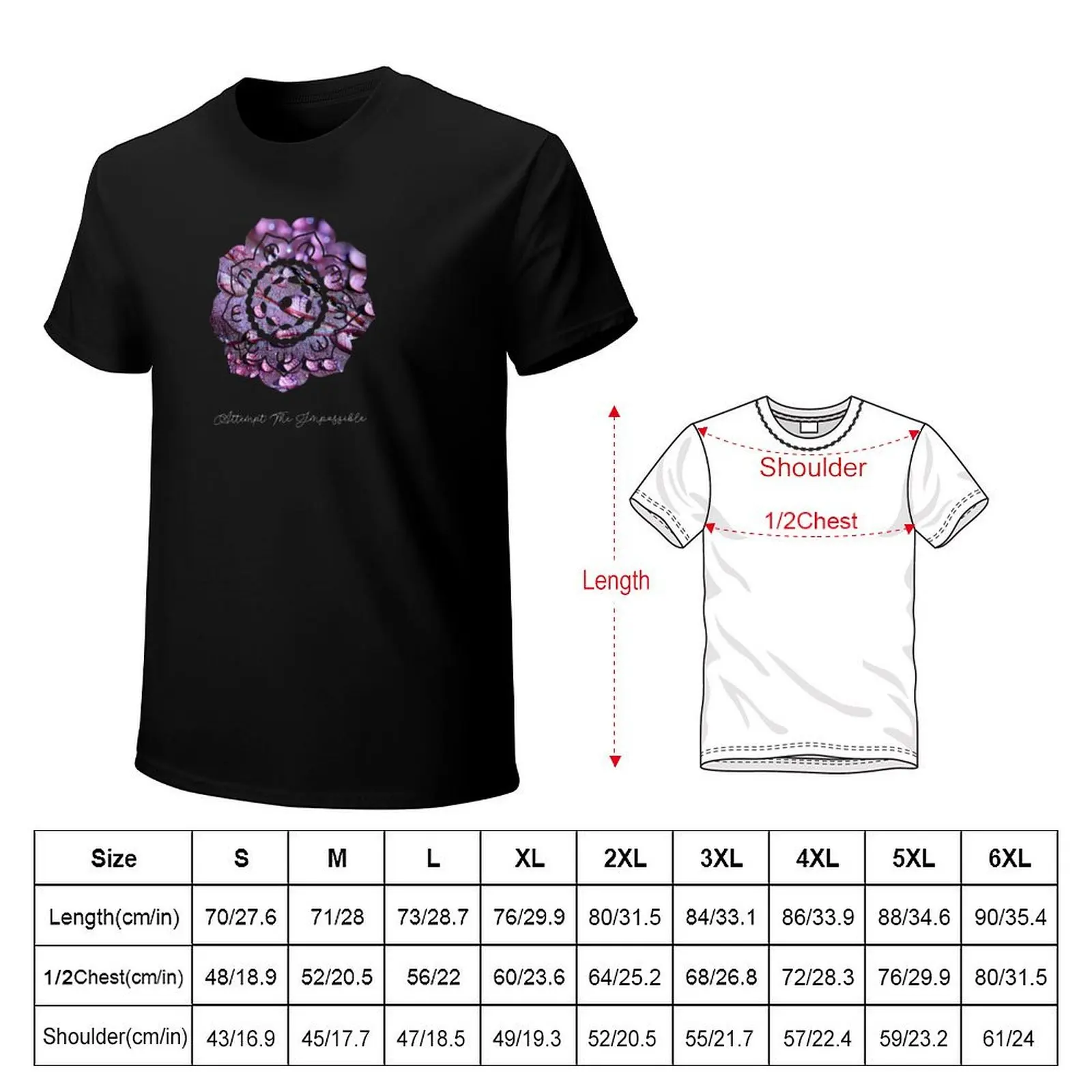 Attempt The Impossible - Dark (Donghua) T-Shirt Novelty Graphic Tee Shirt
