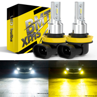 BMTxms 2x Canbus H11 H8 LED Fog Light Bulbs H10 H16 5202 PSX24W 2504 9006 HB4 9005 HB3 LED CSP Car DRL Driving Lamp White Yellow