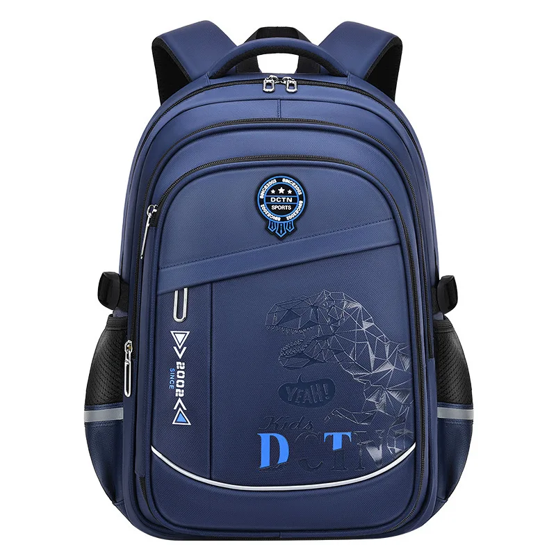Boys Two-shoulder Backpack Primary Students Schoolbag Large Capacity Side Open School Satchels Kids Backpack Waterproof Book Bag