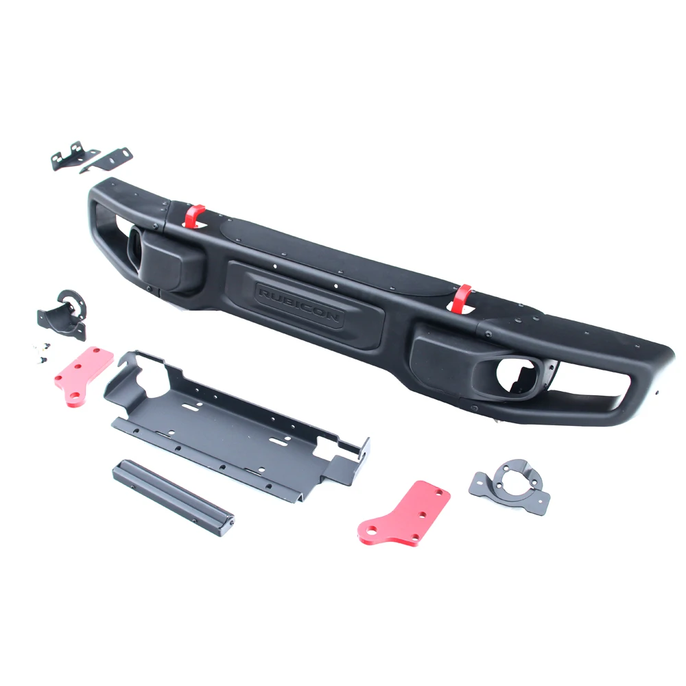 Lantsun J087 for wrangler Jk 2007-2017 Steel 10th Anniversary Front Bumper Off-road Bull bar view 3