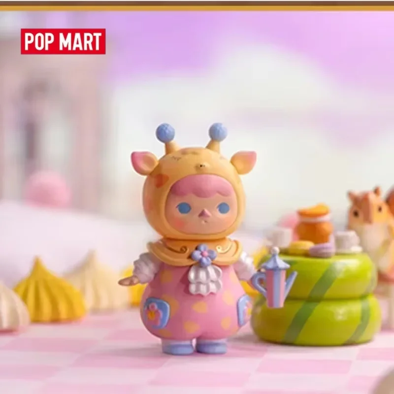

POP MART PUCKY ANIMAL TEA PARTY Series Original Blind Box Cute Guess Bag Toys Desktop Decoration Surprise Action Figure Ornament