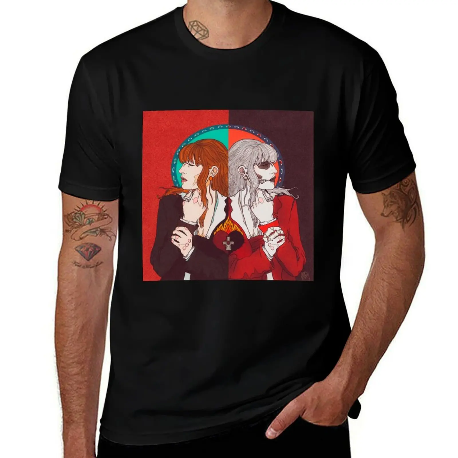 comfortable in chaos - florence + the machine T-Shirt Basic Solid Tee for Daily Use T-Shirt
