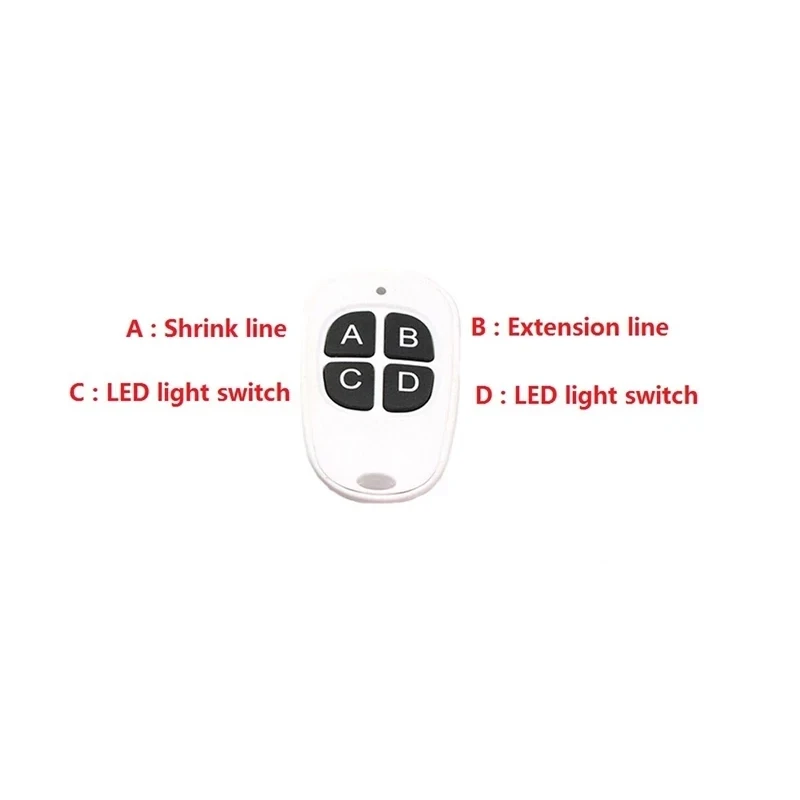 ใหม่ตัวรับสัญญาณรีโมทคอนโทรลไร้สายเครื่องกว้าน CH4 4วิธีสำหรับ1/10 RC ตีนตะขาบ SCX10 90046แกน D90 TRX TRX4 redcat