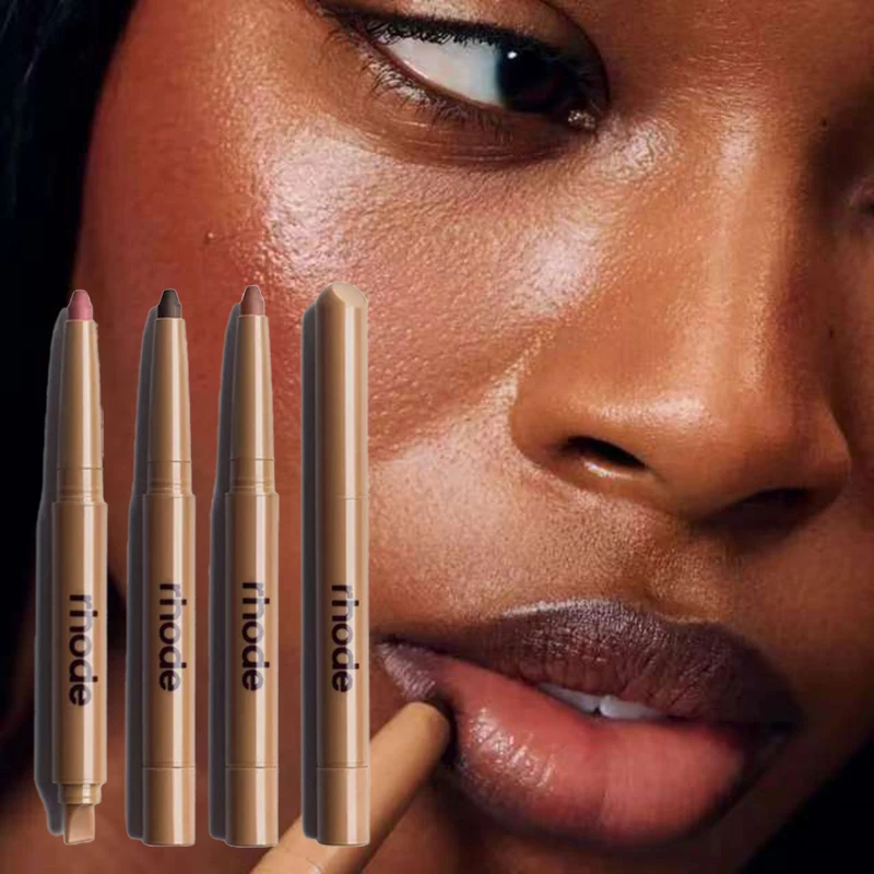 Rhode Lip Shape Pen Skin Peptide Lip Liner Long Lasting Lip Tint Pencil Pen Lipstick Makeup Powder Blusher Gloss Rouge Lipliner