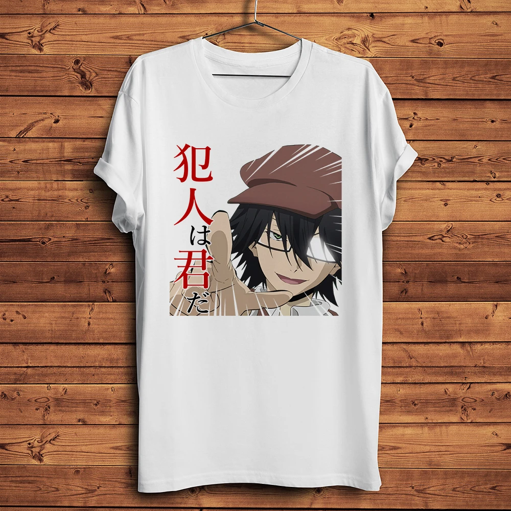 Bungo Stray Dogs dazai Port Mafia Nakahara Chuuya Akiko funny anime T Shirt Men Casual Homme Unisex Streetwear Tshirt breathable