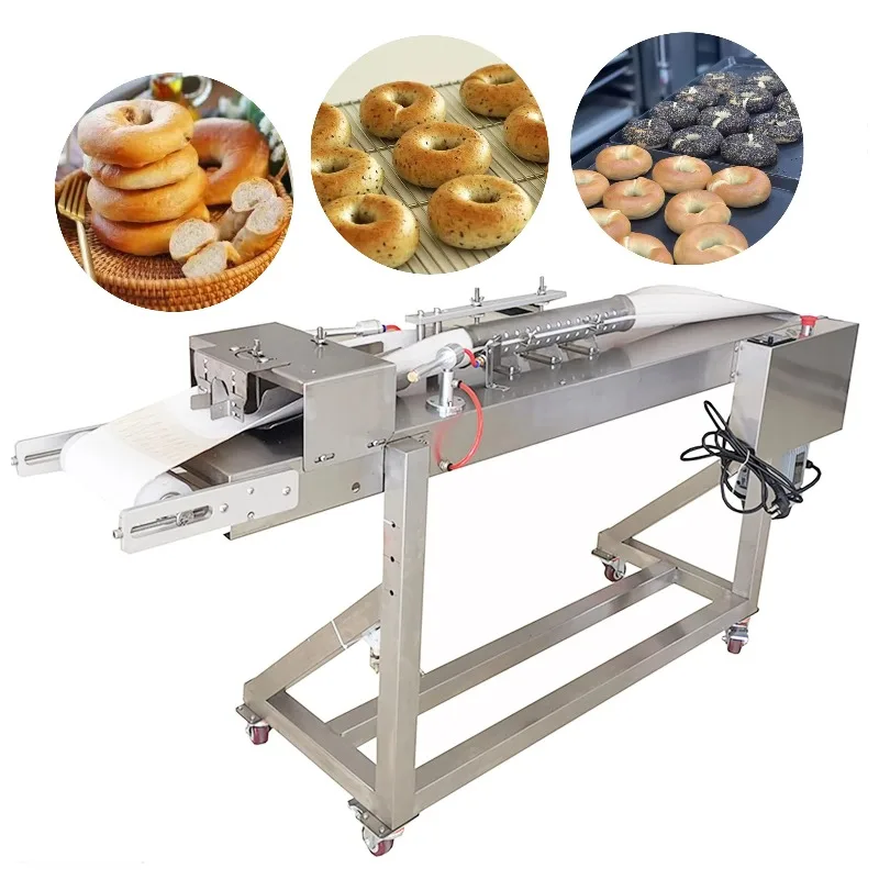 Customizable Automatic Donut Maker Machine Commercial Dough Extruder Frying Line 220V Stainless Steel Hot Sale 2025