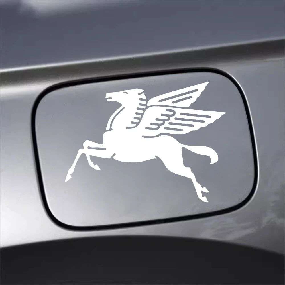 2Pcs Flying Steed Car Sticker Waterproof Self-adhesive Vinyl Decals Auto Window Body Side Door Styling Decoration Accessories