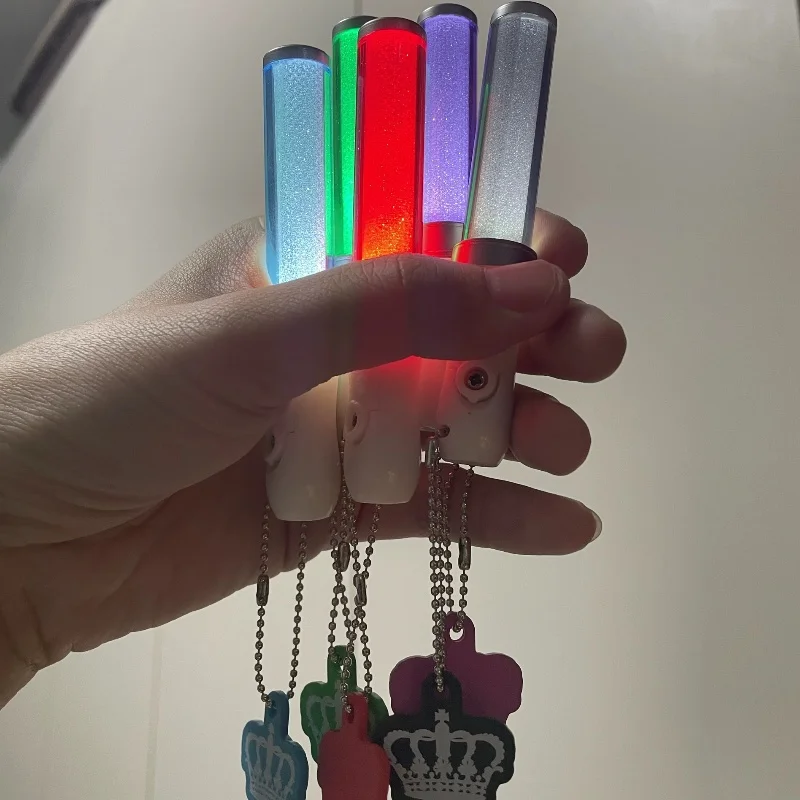 In Stock Japan King Blade Mini Fan Light Stick Series 2 Light-Up Cheer Stick Keychain Pendant Gift