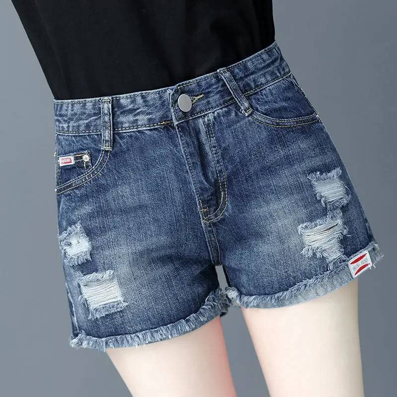 

Womens Shorts Ripped Jeans Booty Tight Short Pants for Women To Wear Skinny Denim Boxer Elasticty Clothing Outfits XL Casual Hot