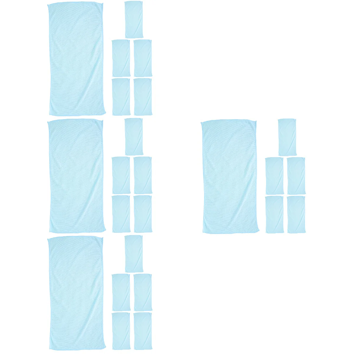 

4 Pieces Car Wash Towel Rags Glass Towels Drying Cleaning Microfiber Cloth Polyester Nylon Polishing Cloths