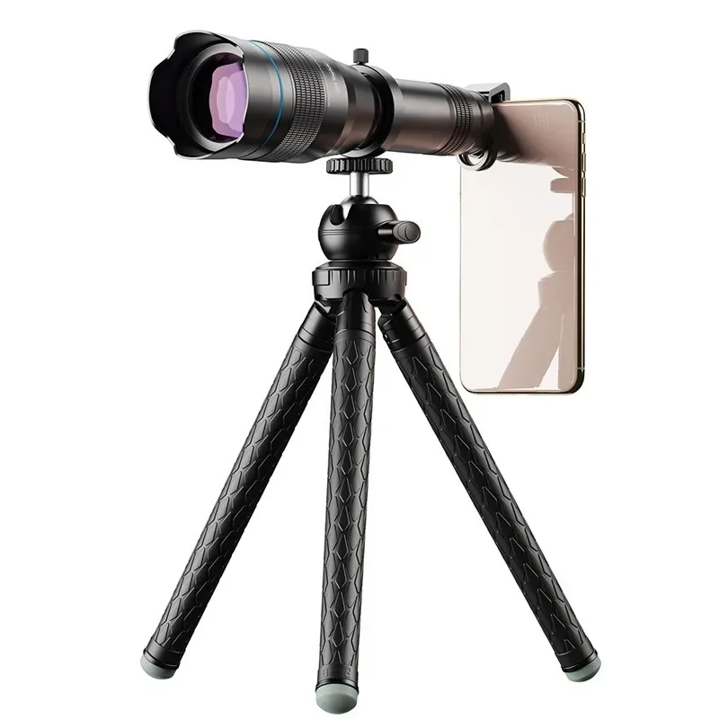 60 times mobile phone telephoto lens far shot to watch the moon concert fishing live broadcast telescope high definition