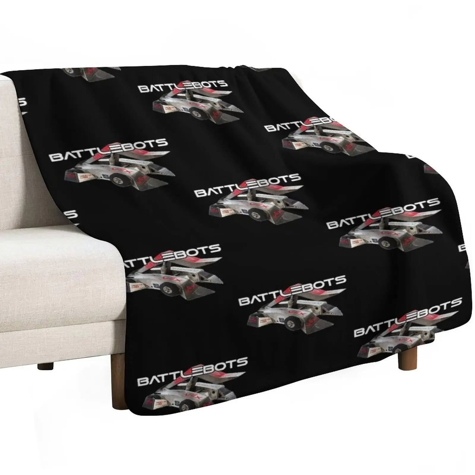 Battlebot Battle Bot Costume Toy Fighting Robot Throw Blanket Luxury St Furry heavy to sleep Plaid on the sofa Tourist Blankets