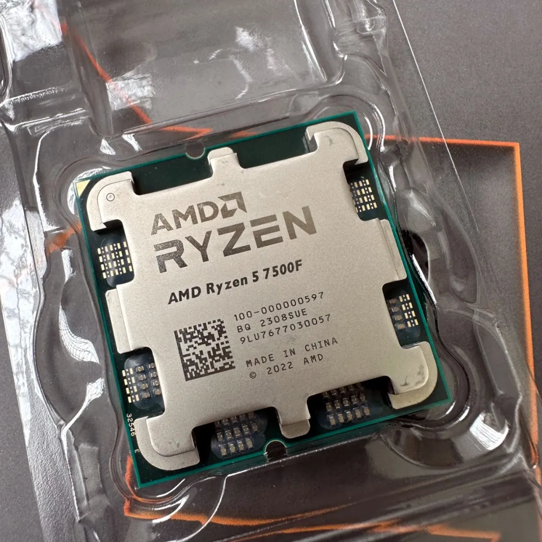 Imagem -03 - Processador Cpu Amd Ryzen 7500f r5 37 Ghz Núcleos 12 Thread 5nm l3 = 32m Soquete 100000000597 Am5