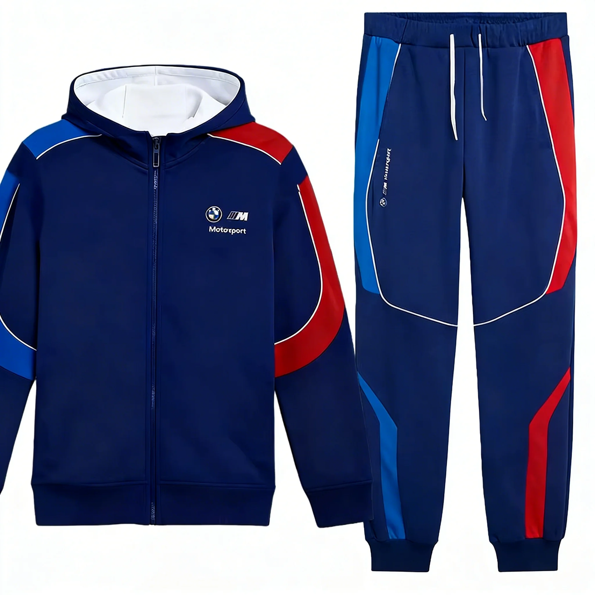 

BMW M Motorsport MT7 Новые толстовки на молнии + длинные брюки осень-зима BMW мотоциклетная спортивная куртка на молнии спортивные штаны BMW мужской женский комплект