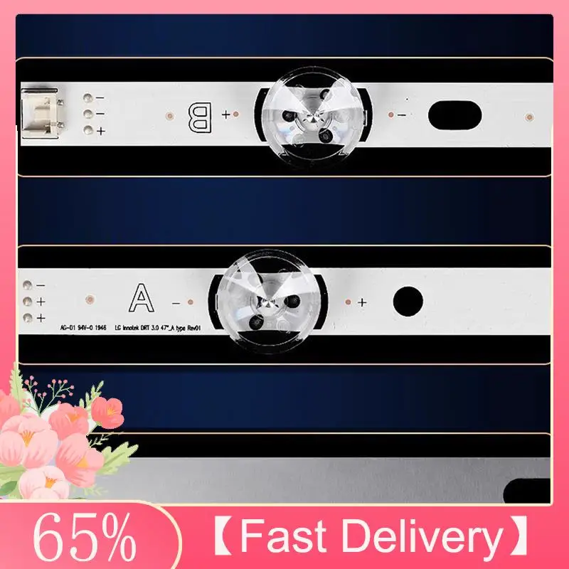 ~Latest Model 8Pcs LED Backlight Strip 9 Lamp For 3.0 47Inch 47GB6500 47LB652V 47LB631V 47LB561V 47LB6300 47Lb650v 47LB5610 47LB