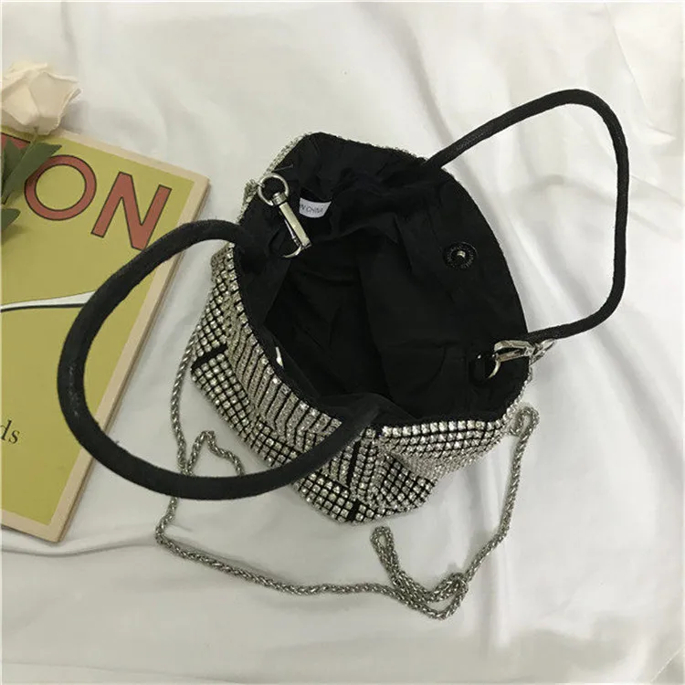 2022 Rhinestone Bags for Women Chain Bag Diamonds Shoulder Bag Purse Ladies Female Crossbody Bags Bling Diamond Women\'s Bag