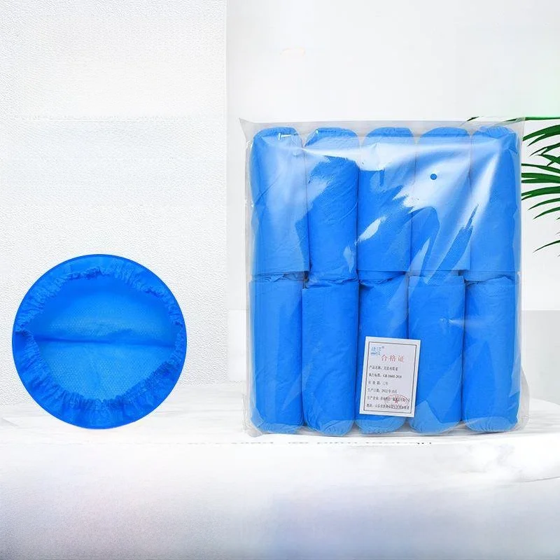 couvre-chaussures-jetables-en-tissu-non-tisse-antiderapants-anti-poussiere-coupe-basse-pour-adultes-usage-domestique-xuan-zhuo-jing