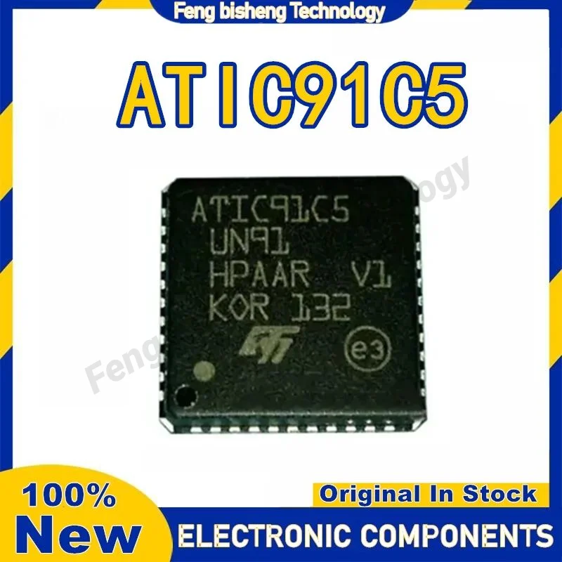 

5PCS 100% New&original ATIC91C5 ATIC91C5UN91 ATIC91C5 UN91 QFN-44