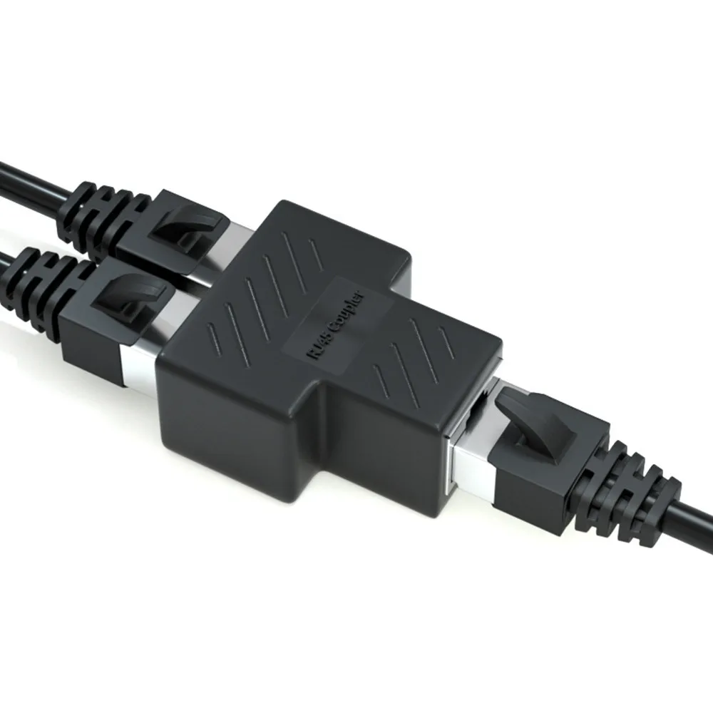 Extensor de 1 a 2 vías LAN RJ45, adaptador Ethernet para conexión de Cable de Internet, 1 entrada, 2 salidas, alta calidad, 1 unidad