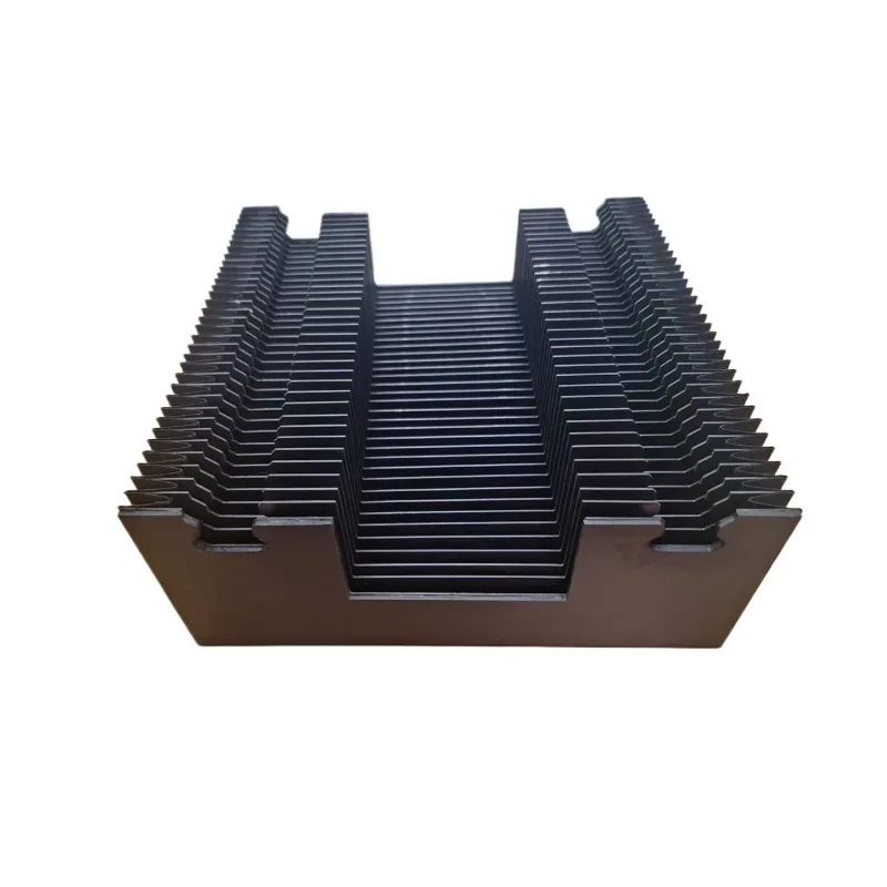 2pcs Customized Accordion dust cover shield Lmax = 1800mm fireproof fabric with velcro at two ends