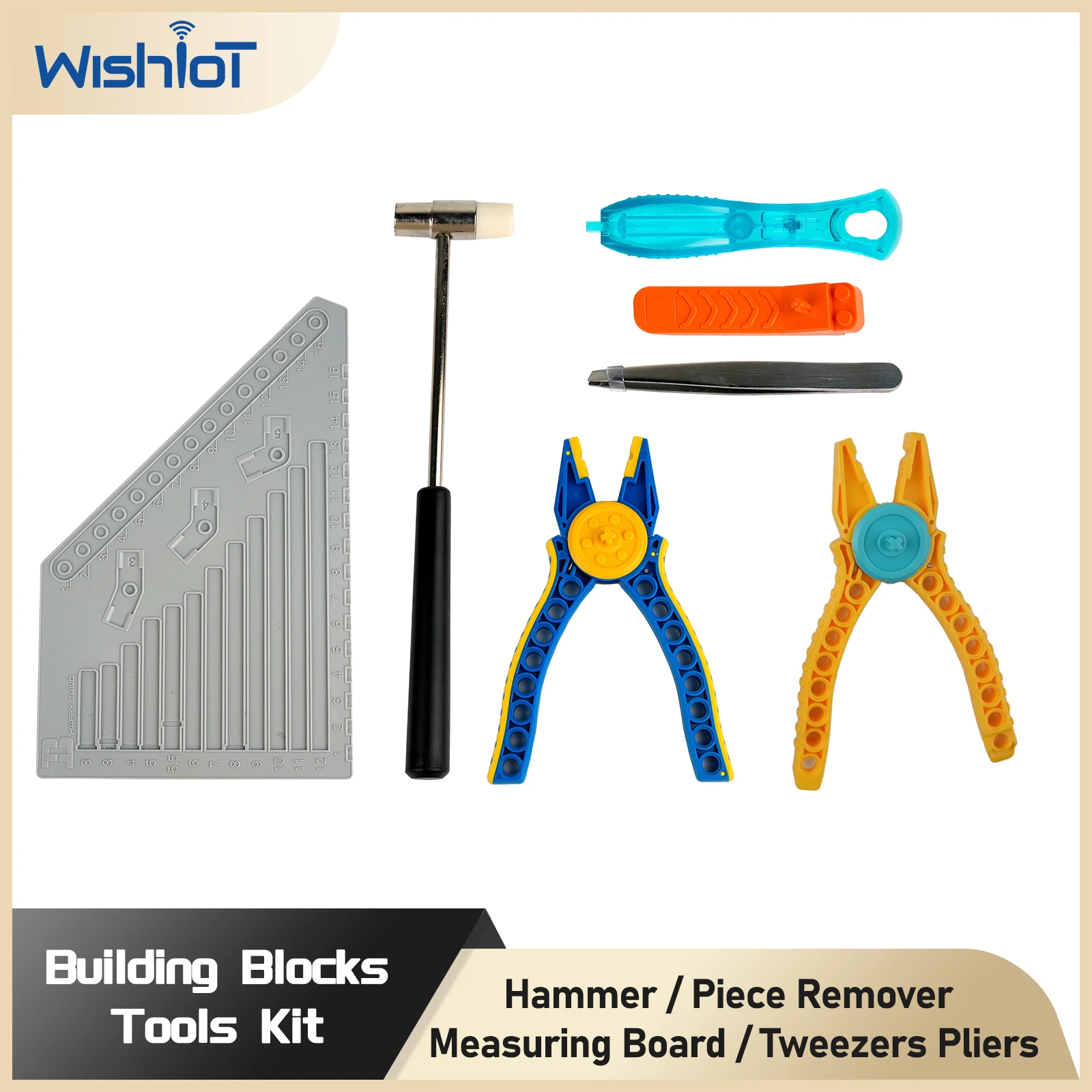Building Blocks Tool Set Brick Separator Tools Multi-functional Hammer Pliers Tweezers Compatible with legoeds Technical Parts
