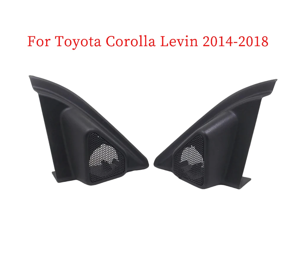 

2PCS For Toyota Corolla Levin 2014-2018 Car Tweeter Refitting Audio Door Angle Gum Speaker Cover Boxes Mounts