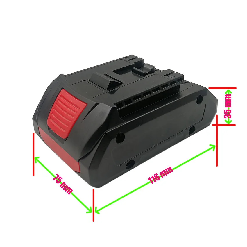 5 X 21700 BAT618 5 Core Li-ion Battery Plastic Case PCB Charging Protection Circuit Board Shell For Bosch 18V BAT610 BAT609 BOX