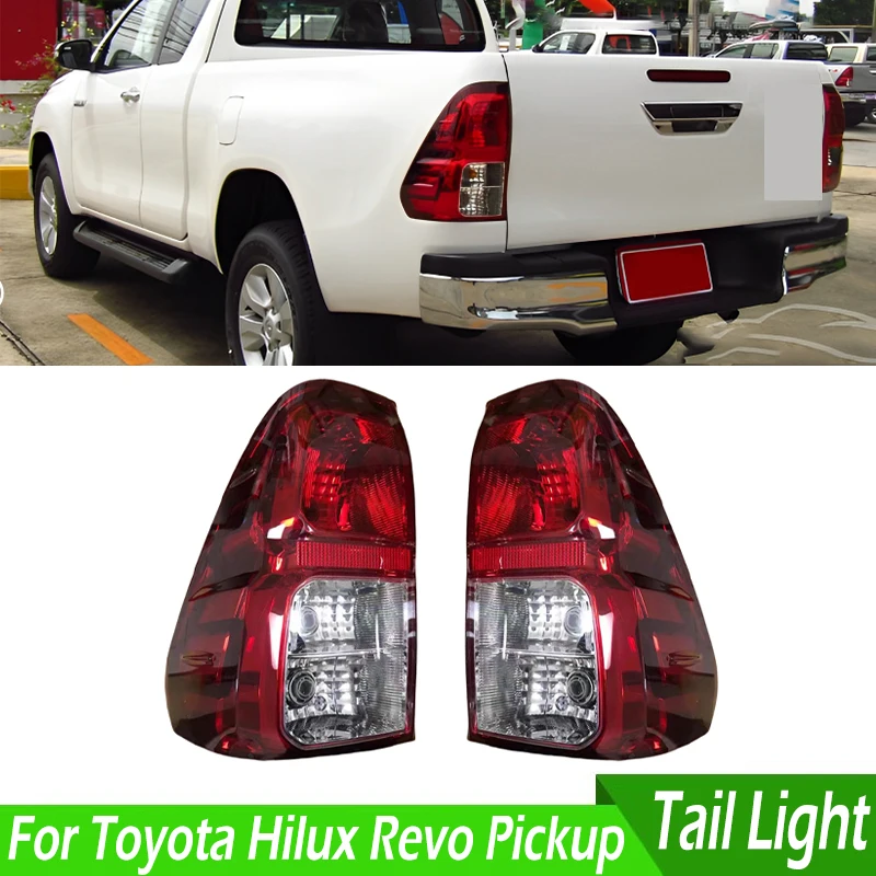

For Toyota Hilux Revo Pickup Truck 2015-2018 Car Rear Bumper Tail Light With Harness Brake Light Reversing Lamp Turn Signal Lamp