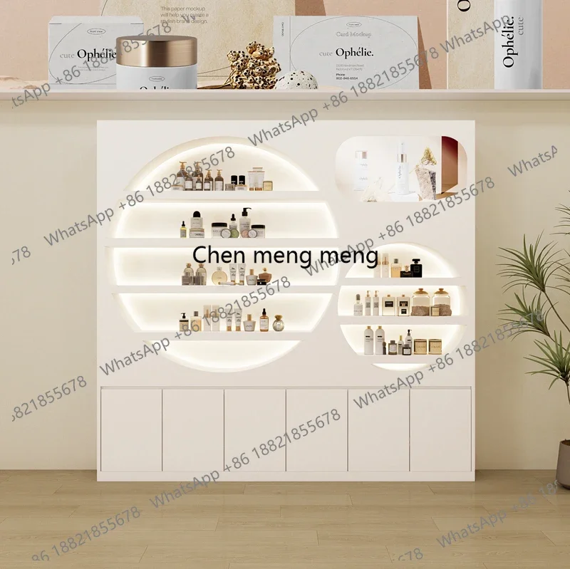 Cosmetics display cabinet Beauty salon product rack Skin care product display cabinet Special cabinet for makeup
