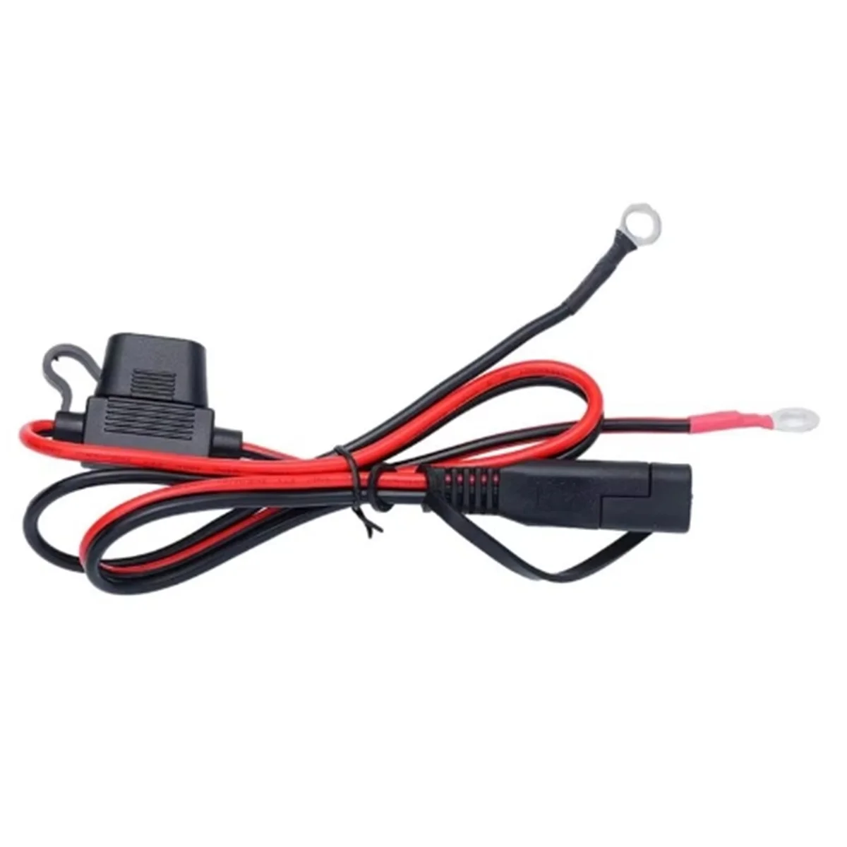 12V Charger Cable For Motorcycle Battery Terminal To SAE Quick Extension Cord Cable Connector For Battery Charger/Maintainer