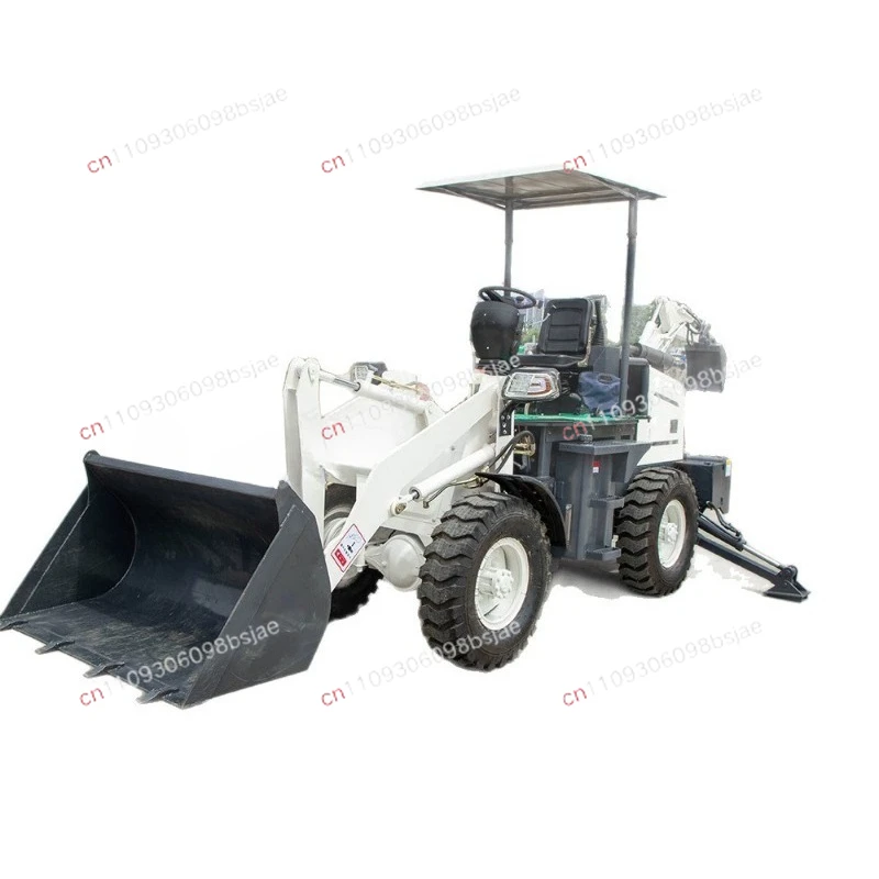 Cheap  Mini Front End Loaders Mini Telescopic 4 Wheel Electric Small Loader 400kg 600kg Hot Sale