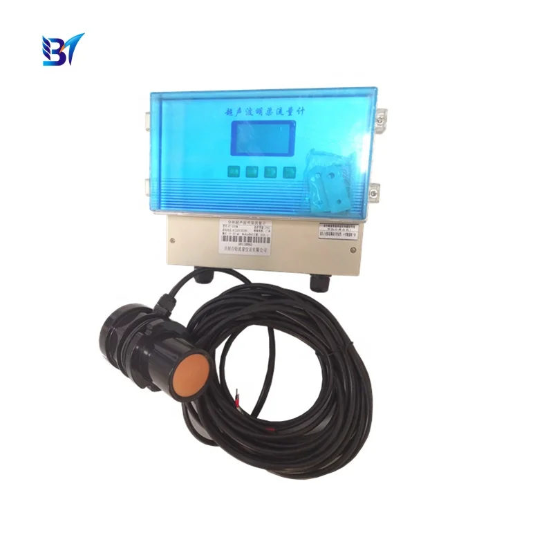 Portable Digital Water Velocity Meter River Open Channel Ultrasonic  Flow Sensor