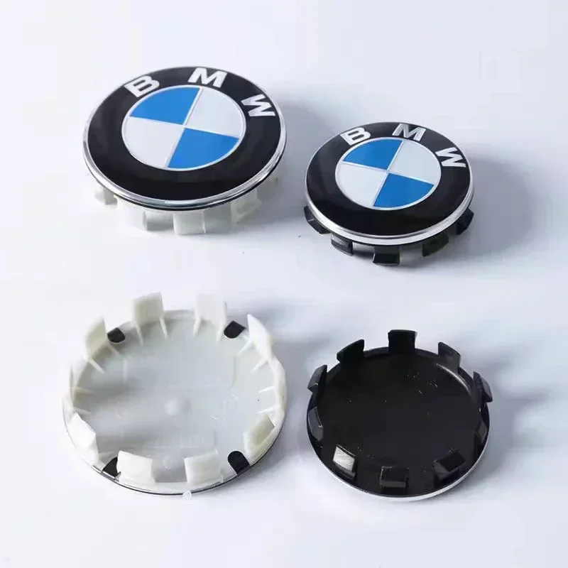 4Pcs 56/68mm Car Emblem Wheel Center Hub Cover Sticker Rim Badge Emblem Accessories For Bmw M E46 E90 E60 F10 F30 E39 E36 F20