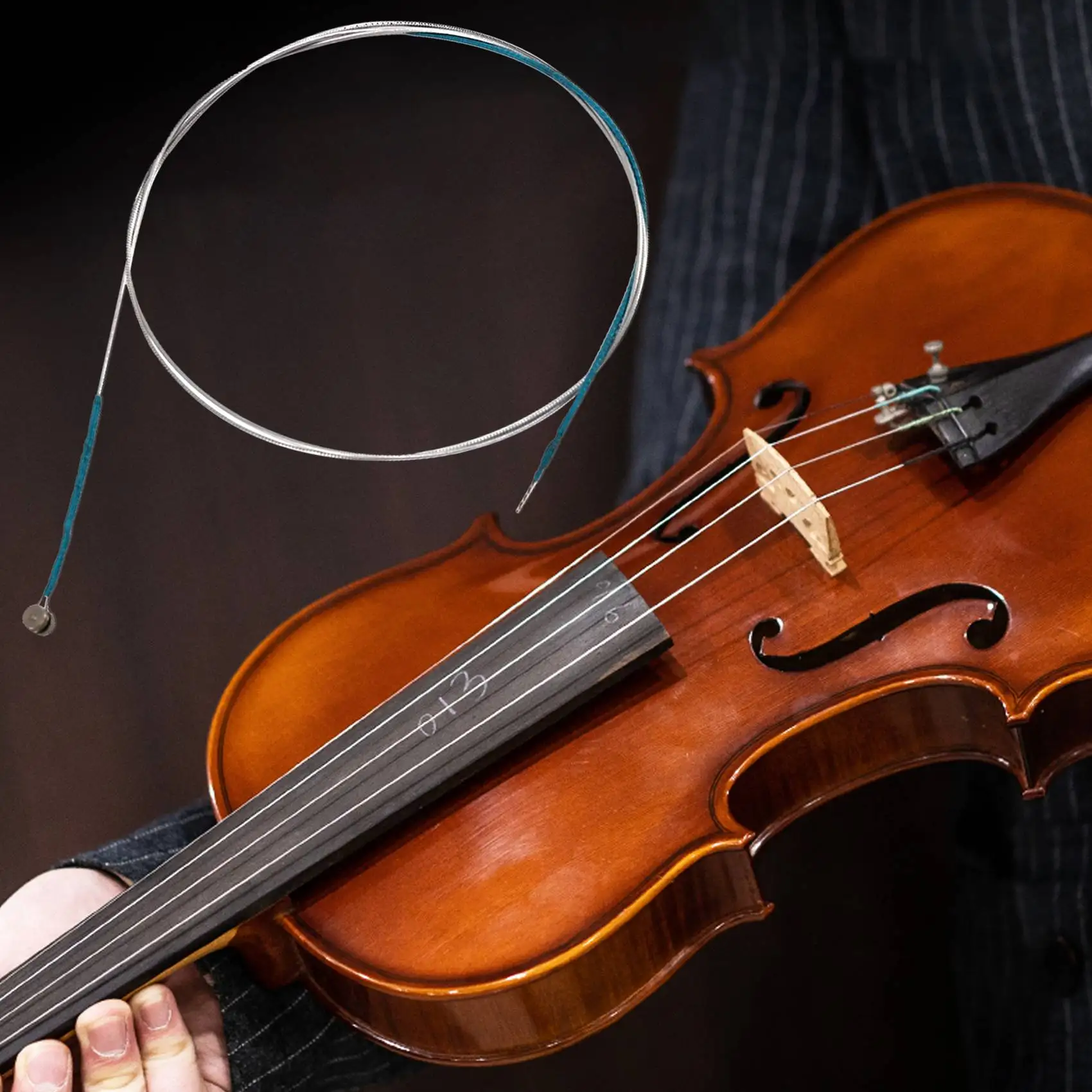B72A Violin String V68 1 Set Violin Strings 4 Pieces E A D G For 1/8 1/4 1/2 3/4 4/4 Common Size Stringed Instruments Accessorie