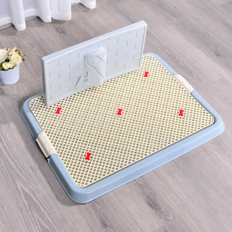 

Pads Cleaning Pet Toilet Plastics Training Accessories Puppy Potty Tray Poop Collector Aseo Para Perros Pet Products CY50DT