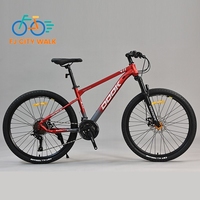 FJ High Carbon Steel Mountain Bike 26 Inch Mountain Bike 27 Speed Adult Shock Absorption Variable Speed Single Export Off-road