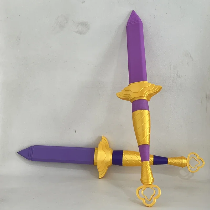 Demonio dibujos animados juego de rol cazadores Halloween Rumi espada larga cuchillo accesorios trajes brazos carnaval Cosplay accesorios de disfraz
