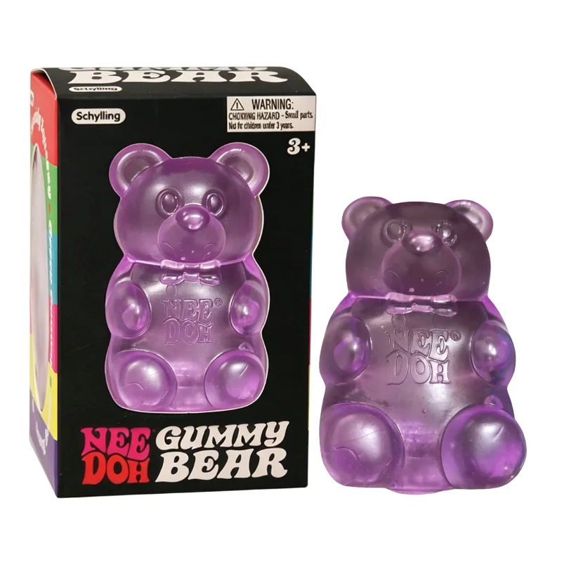 Schylling NeeDoh Nice Cube Sensorisches Quetschspielzeug mit Superfestem Squish zur Stresslinderung und Angstabbau Sensorisches Hilfsmittel Stressabbau-Spielzeug