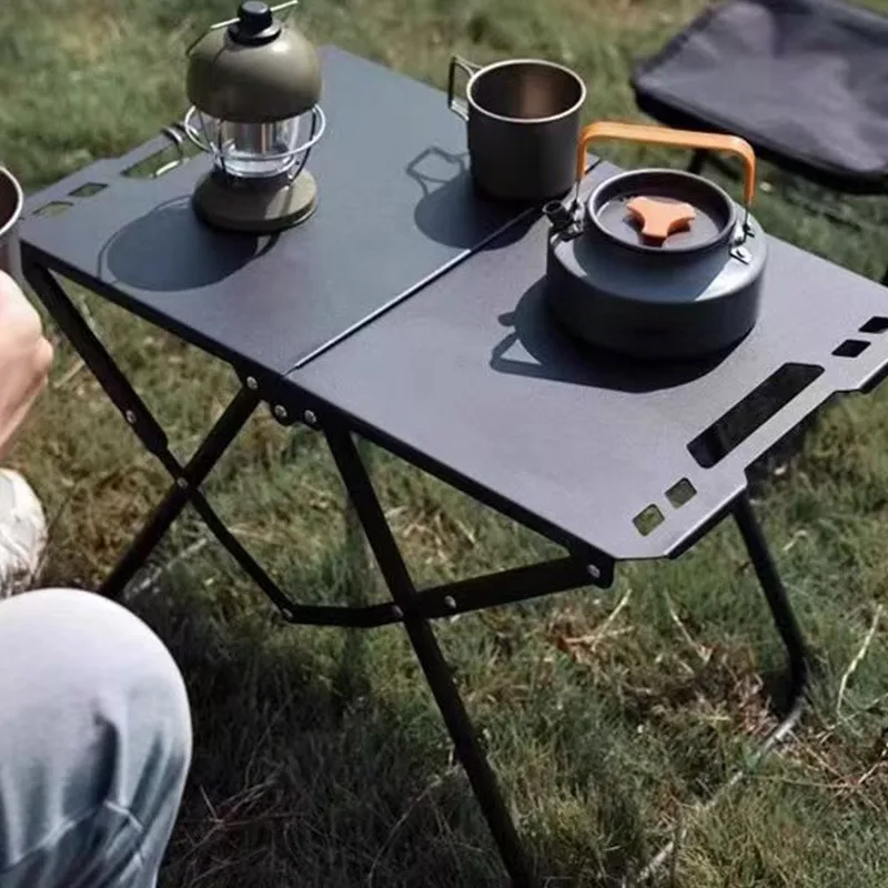 Outdoor Camping Tactical Table Camping Barbecue Multifunctional Table Aluminum Alloy Portable Lightweight Folding Table