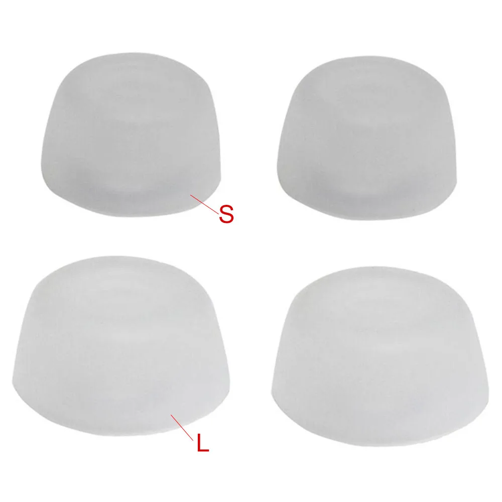 1/2 คู่ซิลิโคนหูฟังหูฟังไร้สายหูฟังสําหรับ Jabra Elite 75 T/65 T/Active/กีฬา Evolve เปลี่ยนชิ้นส่วน