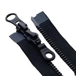 2pcs/Lot 5# 70-100cm YKK Metal Zipper Blue Black Off White Bronze Double Open 2-Way Down Jacket Clothing Sewing Accessories
