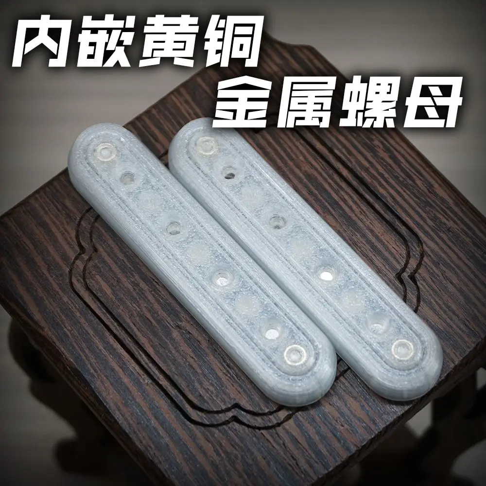 Fidget spinner fidget EDC transparent version push card decompression toy unlimited 3D printing direct push magnetic detachable