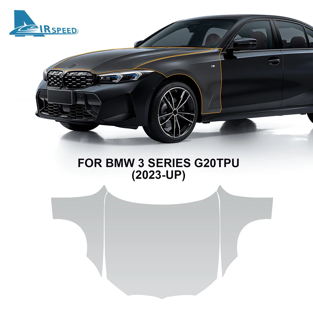 

Anti Scratch Resistant Sticker TPU for BMW 3 Series G20 2023 Invisible Transparent Car Body Front Rear Exterior Protective Film