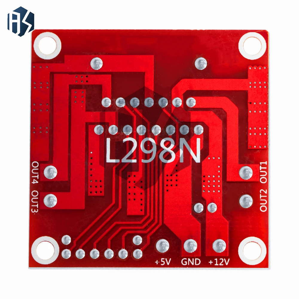 Модуль платы драйвера двигателя L298N — мощный драйвер двигателя постоянного тока и шагового двигателя для Arduino, смарт-автомобилей, роботов и макетных плат